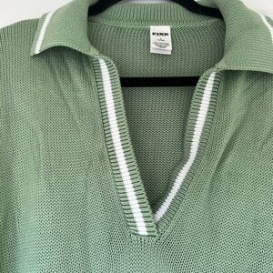 PINK Victoria's Secret Green Sweater